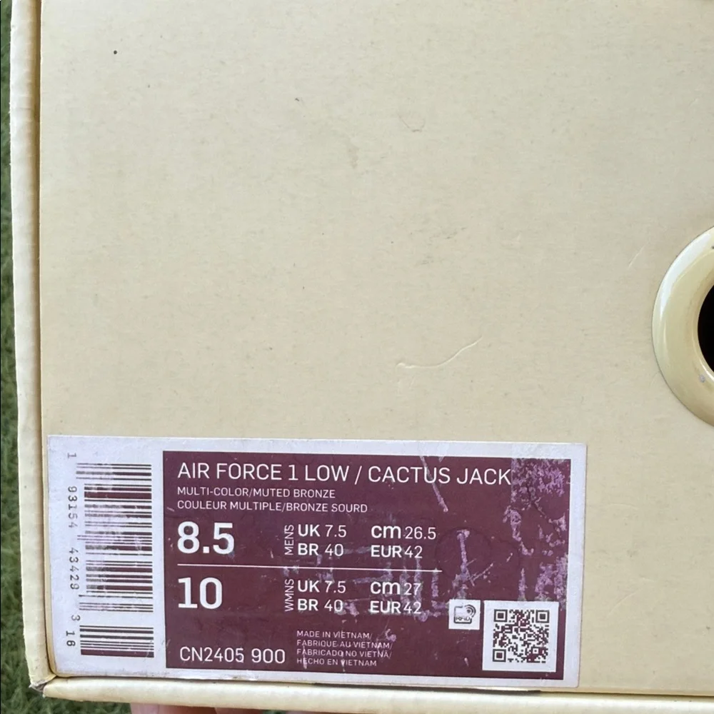 Nike Air Force 1 Low / Cactus Jack - Picture 9 of 9